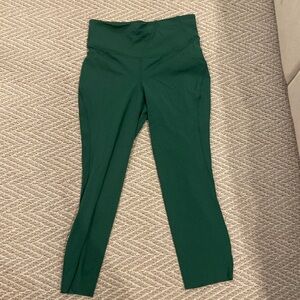 Lululemon Fast and Free Everglades Green Leggings